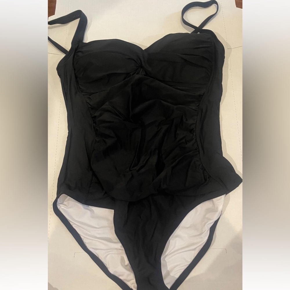 Black One-Piece Swimsuit